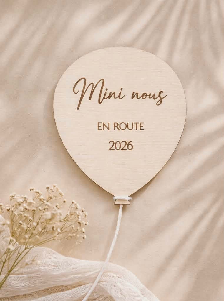 Cartes d’annonce de grossesse - Ballon